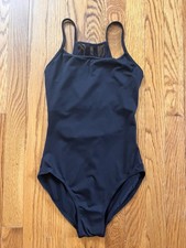 BLOCH Dance Leotard Ladies Size S Small Ballet Black