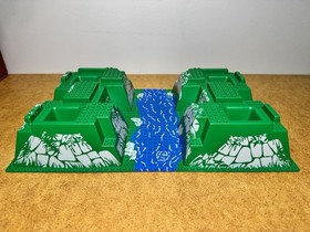 5986 Amazon Ancient Ruins 32x48x6 Raised Baseplate with River Pattern (30271px1)