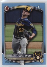 2025 Bowman Prospects Sky Blue 210/499 Josh Knoth #BP-136 gh4