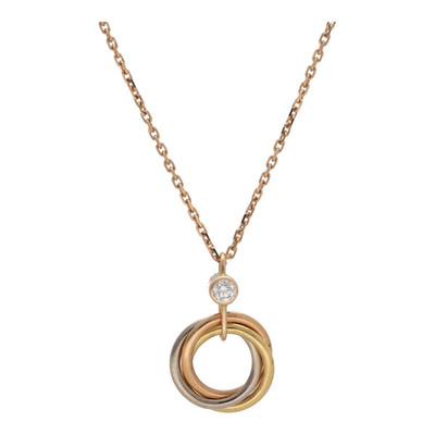 Cartier Trinity Collier K18 Diamant
