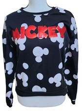 MICKEY Disney Long Sleeve Top Size L (11-13) Sequin