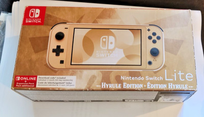 OVP Nintendo Switch Lite Konsole Legend of Zelda Hyrule Edition Gold