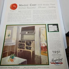 Feb 1930 McCall’s Magazine Full page Magic Chef Stove & John Aspinwall Roosevelt