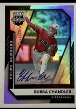 2021 Panini Elite Extra Editiin Bubba Chandler #72 Prime Numbers & Auto /200 RC