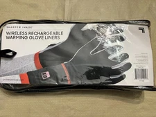 Sharper Image Wireless Rechargeable Warming Glove Liners L/XL NEW