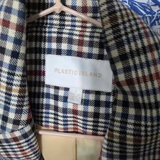 Plastic Island Check Jacket Women Good Condition