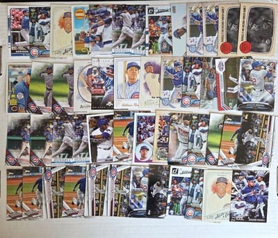 Huge Lot of (50) Addison Russell Baseball Cards Chicago Cubs