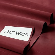 99.9 Blackout Drapery Lining Fabric White Sold by Yard 110" wide light weight