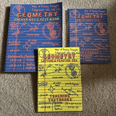 Teaching Textbooks Geometry First Edition 2005