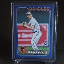 Topps 2023 Update Series Royal Blue Rookie Debut Jordan Westburg Orioles #US125
