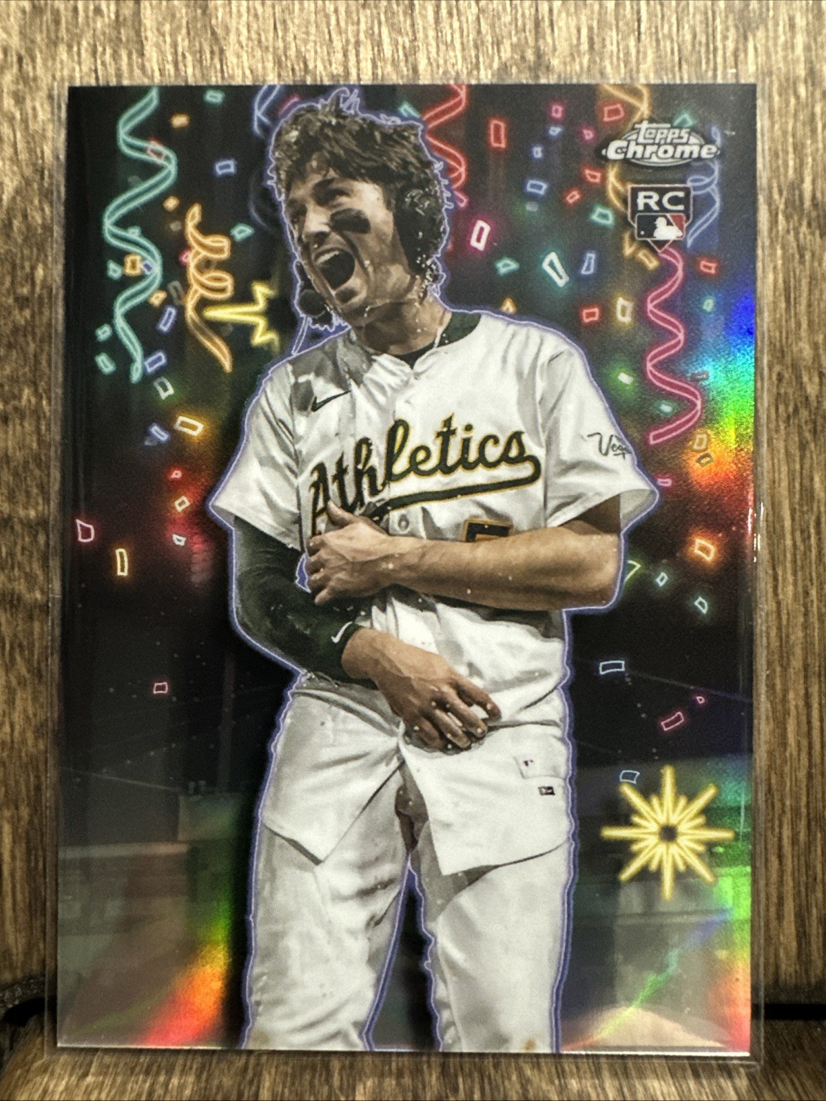 2025 Topps Chrome Update Jacob Wilson Celebracion #CT-1 Rookie RC Athletics SSP