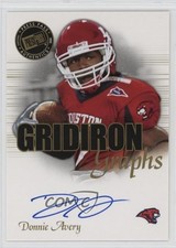 2008 Press Pass SE Gridiron Graphs Donnie Avery #GG-DA Auto 1s44