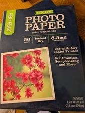 Pen+Gear GLOSSY PHOTO PAPER 50 PACK 8.5x11 8.5 MIL