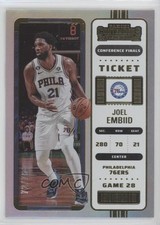 2022-23 Panini Contenders Conference Finals Ticket 72/75 Joel Embiid #9 9o3