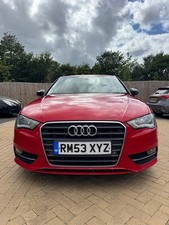 Red 2015 Audi A3 2.0 TDI Diesel 5 Door Manual- Sold as Spares Or Repairs Project