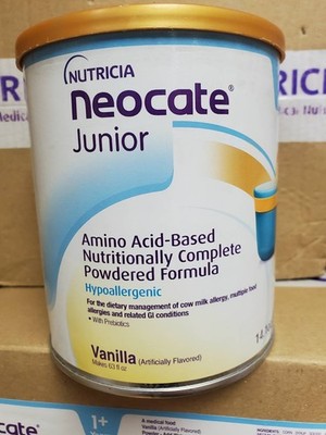 (4 cans) Neocate Junior Vanilla, 14.1 oz (4 Cans) FREE SHIPPING EXP 08/09/2026