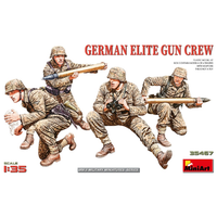 German Elite Gun Crew Kit 1:35 Miniart Kit Figure Militari -D- Neues Modell