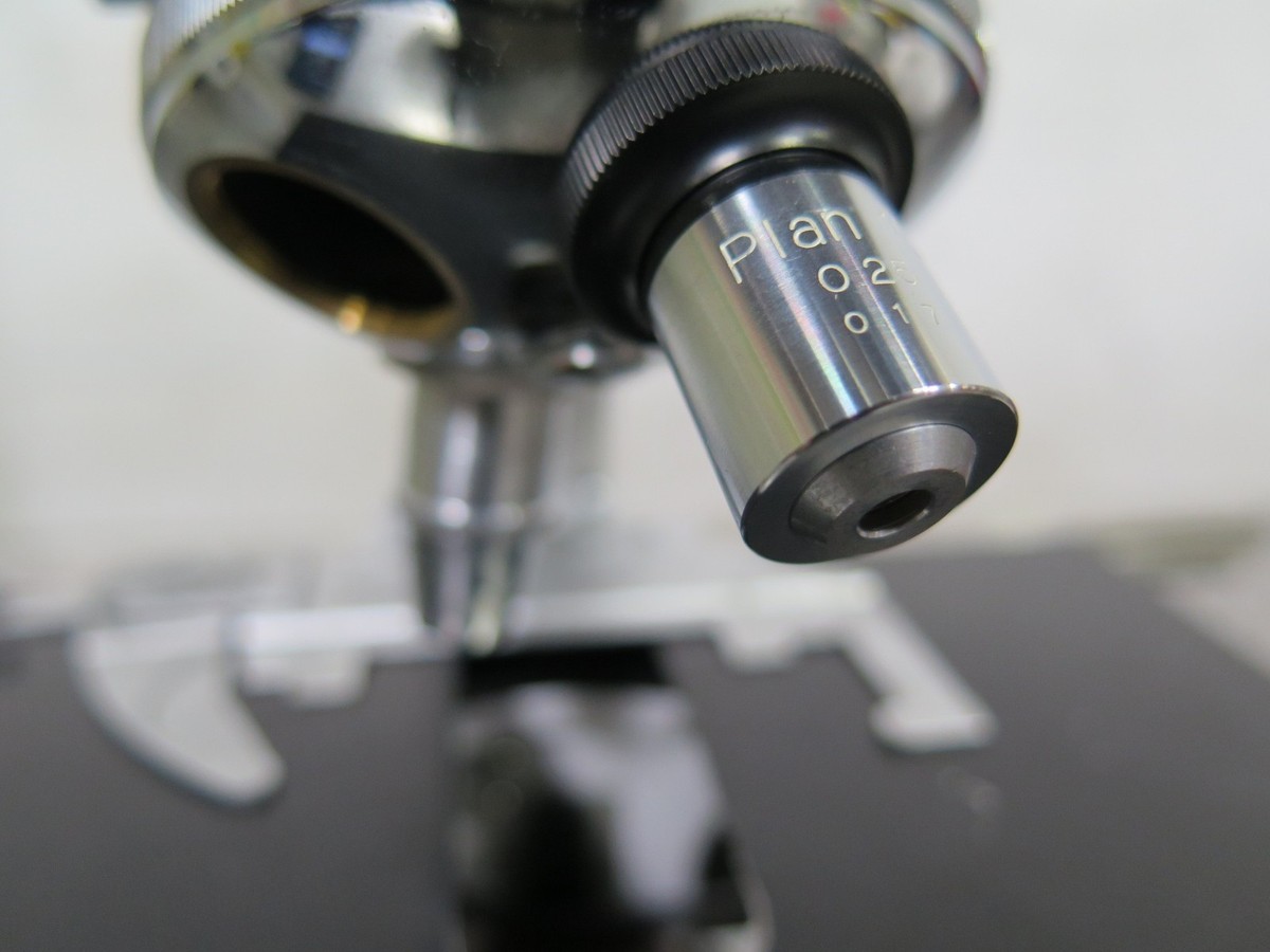 R192329 Carl Zeiss West Germany Laboratory Microscope w/ Two