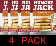 Hungry Jack BUTTERMILK Pancake  Waffle Mix 32 oz box - 4 PACK