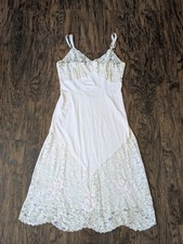 Vintage Lace Light Pink Slip Dress Nightgown