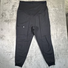 Fabletics Black On Call Scrub Joggers Size Large