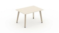 Wohnzimmertisch Couchtisch Holz Dekor Mit Metallgestell Modern