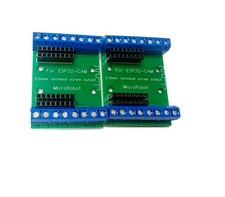 2pcs ESP32-Cam Terminal Breakout Board 16 Pins GPIO Expansion Board, for ESP3...