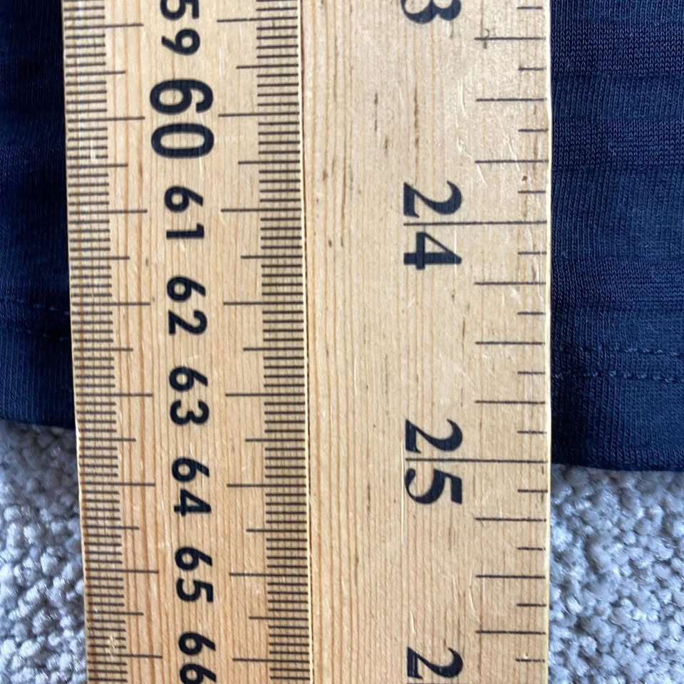 Camiseta Armani Exchange Top S Pequeña Bebé Camiseta Gráfica Y2K Adornada Azul Marino AX Foto 2 de 4