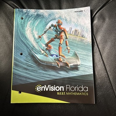 Grade 7 Accelerated Envision Mathematics Florida BEST Student Ed Vol 1 FREE SHIP