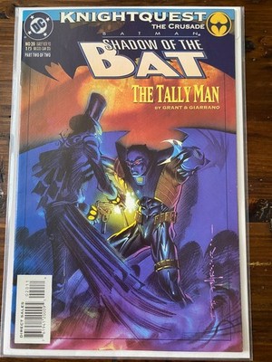 1993 SHADOW OF THE BAT #20 KNIGHTQUEST THE CRUSADE 9.4 NM
