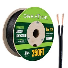 14 Gauge Low Voltage Landscape Lighting Wire 250 Feet Outdoor Direct Burial