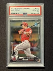 2017 Bowman Chrome Mike Trout #100 PSA 10 GEM MT Los Angeles Angels MVP