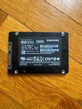 Samsung SSD, v-nand,850 EVO, 250gb, model MZ-75E250, SATA III, Health 99%