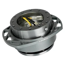 2.0 Gen Race Handle Gun Metal Quick Release w Gun Metal Cutout Ring