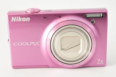 Nikon COOLPIX S6100 ピンク Near MINT BOX] Nikon COOLPIX S6100 PINK Compact Digital