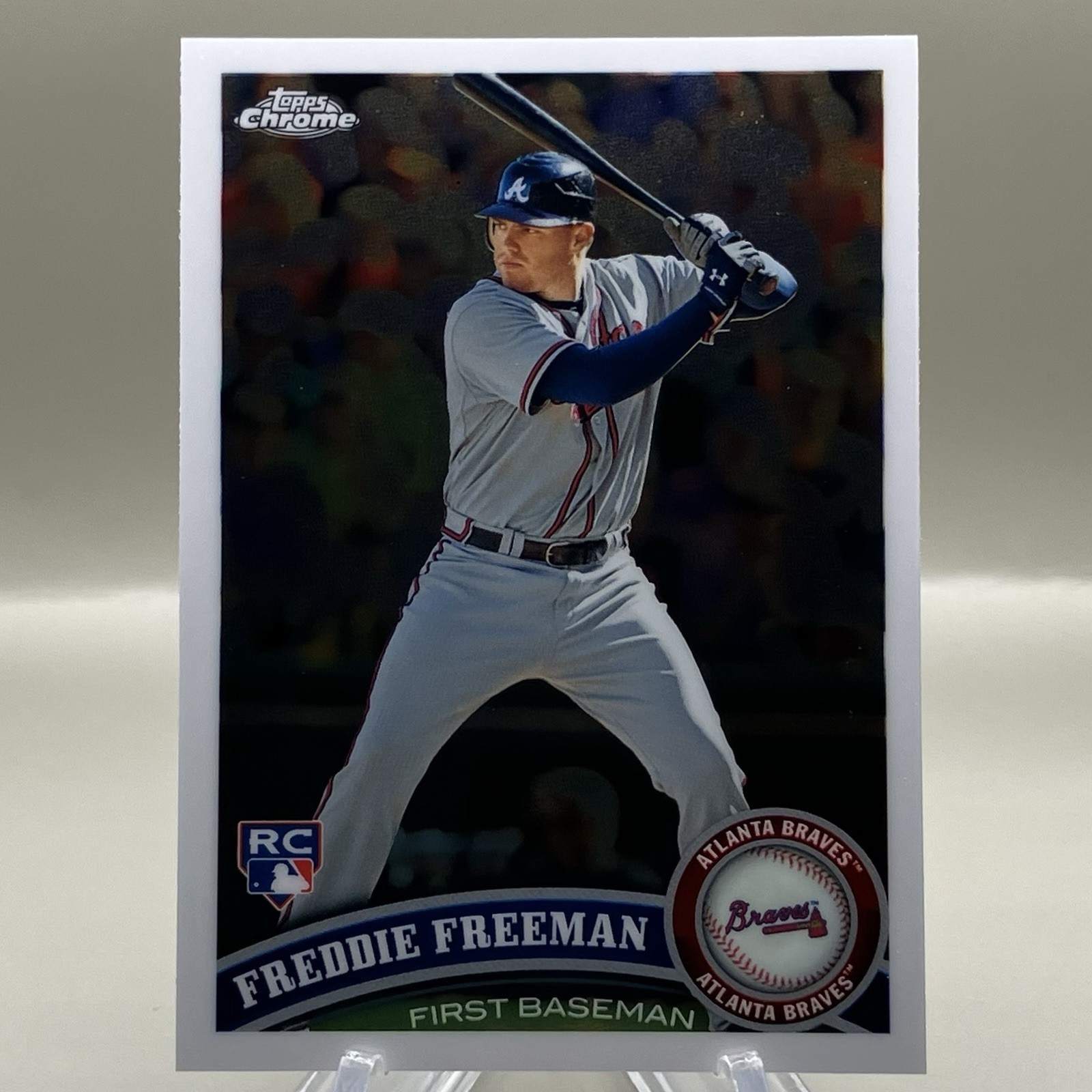 2011 Freddie Freeman Topps Chrome #173 Rookie Card RC