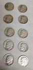Lot of 10 - U.S. 90% Silver Roosevelt Dimes 1946-1959 PDS Mints $1 Face #38