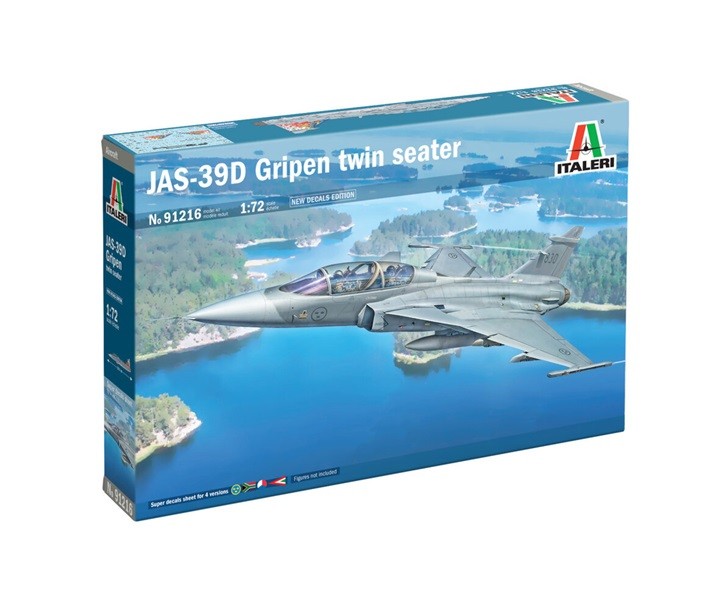 Italeri 91216 - 1:72 JAS-39D Gripen Double Seater - New