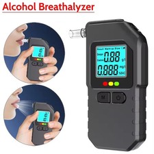 Portable Alcohol Tester LCD Display Breathalyzer for Drunk Driving Test Use