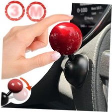 Tape Car Joystick Push Start Button Cover, Metal Push to Start Red