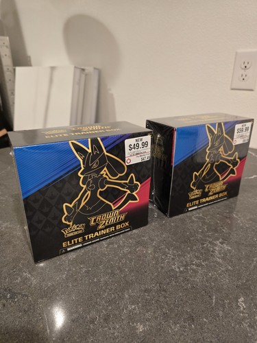 Pokémon TCG: Crown Zenith Elite Trainer Box 2x Gamestop Stickers - 20 Packs