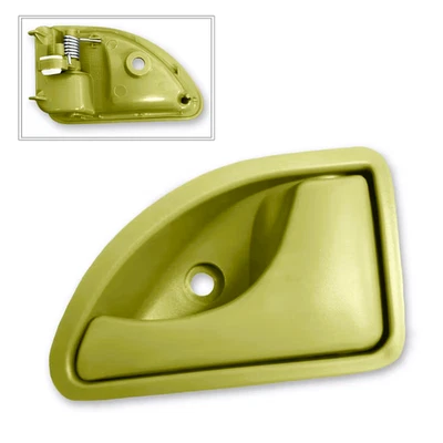 Poignée porte intérieure droite RENAULT Twingo Kangoo, Jaune Vert 8200047803 - Photo 1/4
