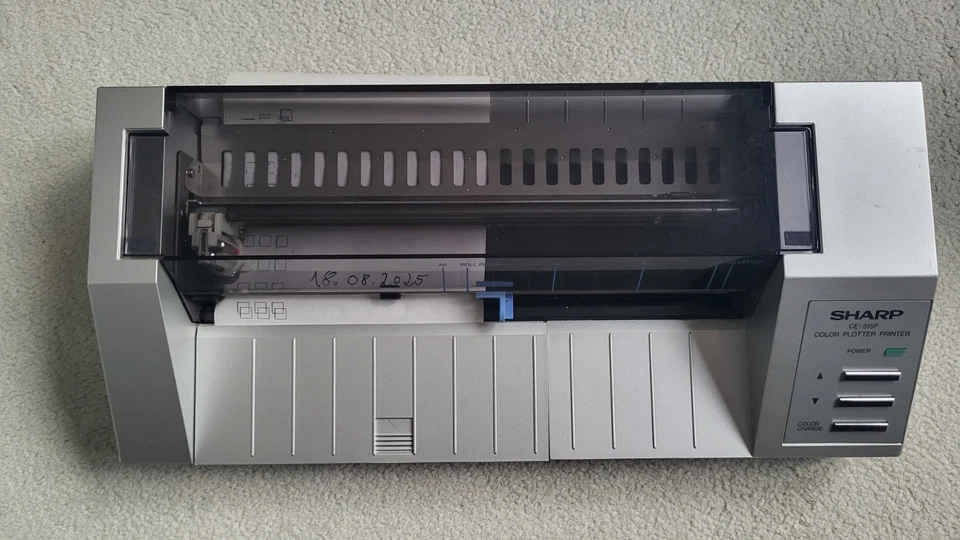 SHARP Color Plotter Printer CE-515P mit OVP - Bild 4 von 4