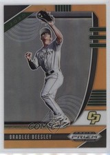 2020 Panini Prizm Draft Picks Neon Orange 38/50 Bradlee Beesley #PDP46 0a3