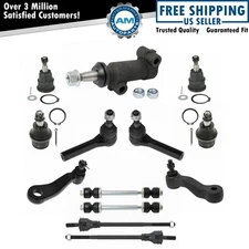 13pc Steering Suspension Kit Ball Joints Tie Rods End Links Pitman Arm