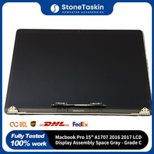 OEM Macbook Pro 15" A1707 2016 2017 LCD Display Assembly Space Gray - Grade C