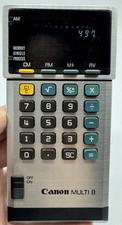 Vintage Canon MULTI 8 Calculator Palmtronic MD-8 Original Sleeve - Made in Japan