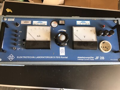 Ableitstromprüfer JF28 Elektrotechnik Laboratorium ETL Prüftechnik D-7015 Kornta