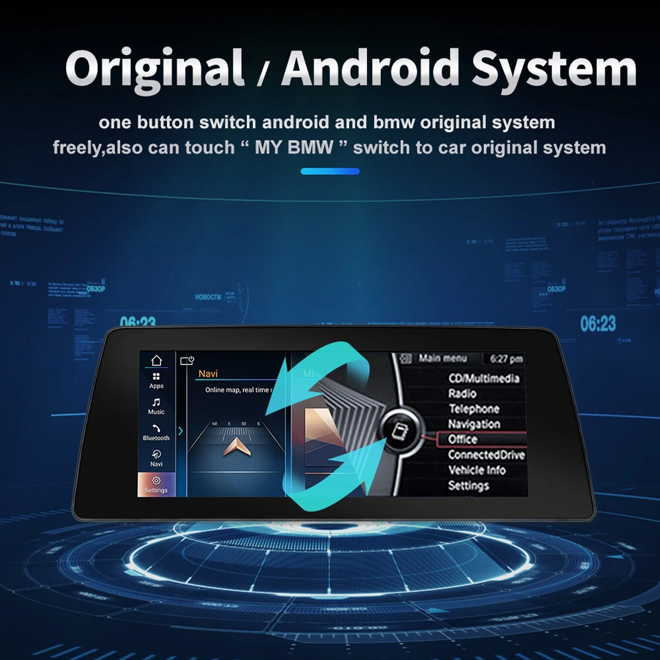 Für BMW X5 E70 X6 E71 CCC Android 13 Autoradio CarPlay 8-Kern 8G+128GB DAB+ WiFi - Bild 4 von 4