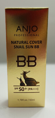 [ANJO] Natural Snail Sun BB Cream SPF 50+PA+++ 50ml/Makeup Base/Snail Mucus